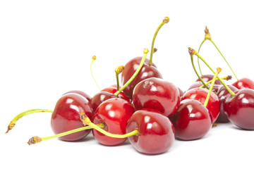 Cherryon a white background