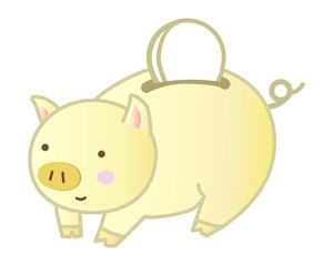 ブタの貯金箱