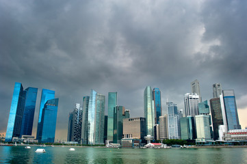 Singapore before the rain