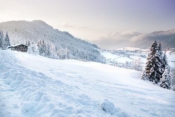 Austria Alps in winter