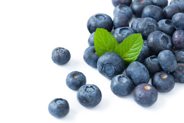Blueberries isolated_III