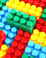 plastic building blocks