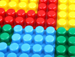 plastic building blocks