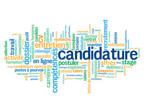 Nuage de Tags "CANDIDATURE" (candidat emploi postuler offres)