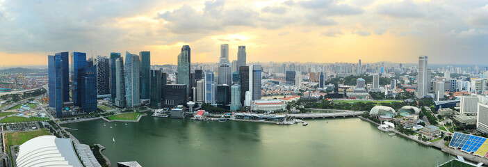 Naklejka premium Singapore panorama
