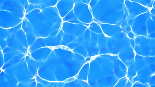 Blue water refraction background (seamless loop)