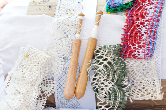 bobbin lace handmade work