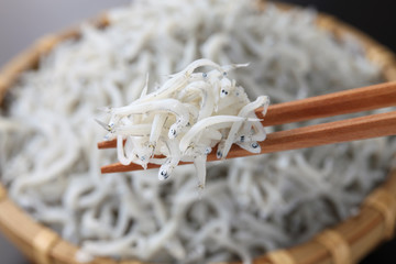 boiled whitebait, japanese food