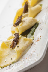 Ravioli with truffles