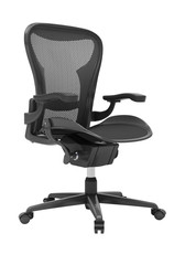 Gray office chair isolated