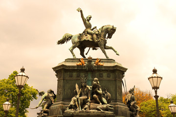 Statue von Equestre de D. Pedro I in Rio de Janeiro
