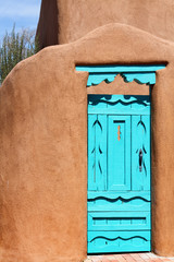 Southwestern Blue Door