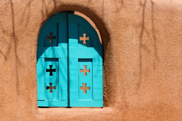 Fototapeta premium Southwestern Blue Window