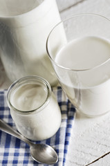 Milk and yogurt