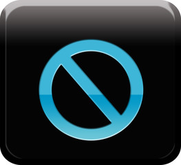 prohibir azul