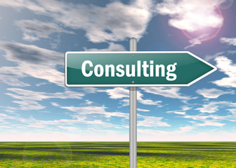 Signpost "Consulting"