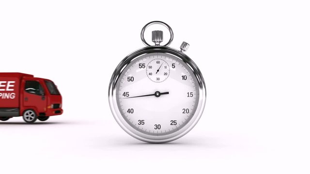 chronometer with delivery van