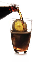 Cola and Lemon slice