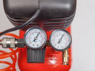 Air compressor manometer