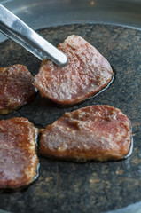 Preparing Korean Bulgogi