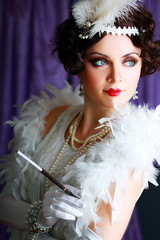 retro flapper style