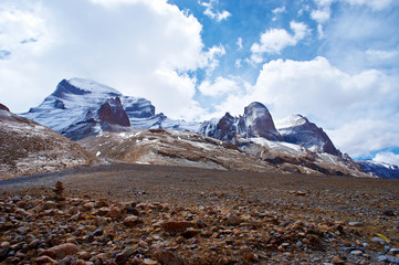 Fototapeta na wymiar Landscape, kora around of the mount Kailas