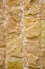 stone brick wall background and texture