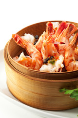 Steam Shrimp