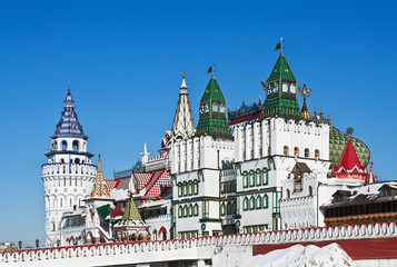 Fototapeta na wymiar Izmailovo Kremlin in Moscow