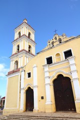 Fototapeta na wymiar Cuba landmark - San Juan church in Remedios