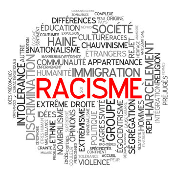 Nuage de Tags "RACISME" (paix liberté égalité fraternité idées)