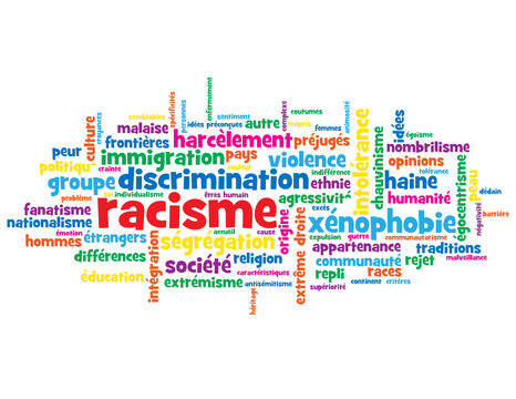 Nuage de Tags "RACISME" (discrimination xénophobie ségrégation)