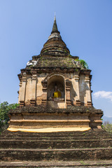 Obraz premium Chedi in Wat Chedyod , Chiangmai