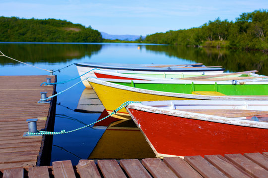 Lake In Asbyrgi Area