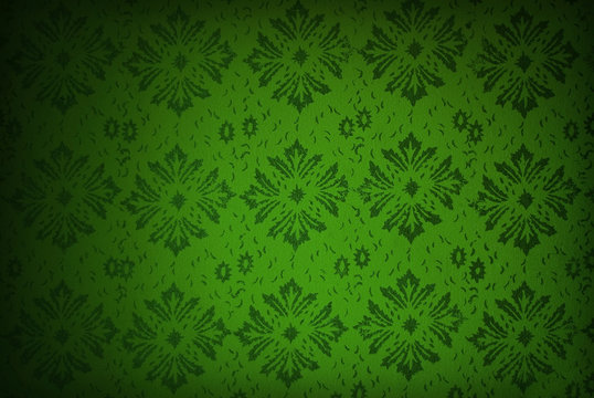 Green Retro Wallpaper