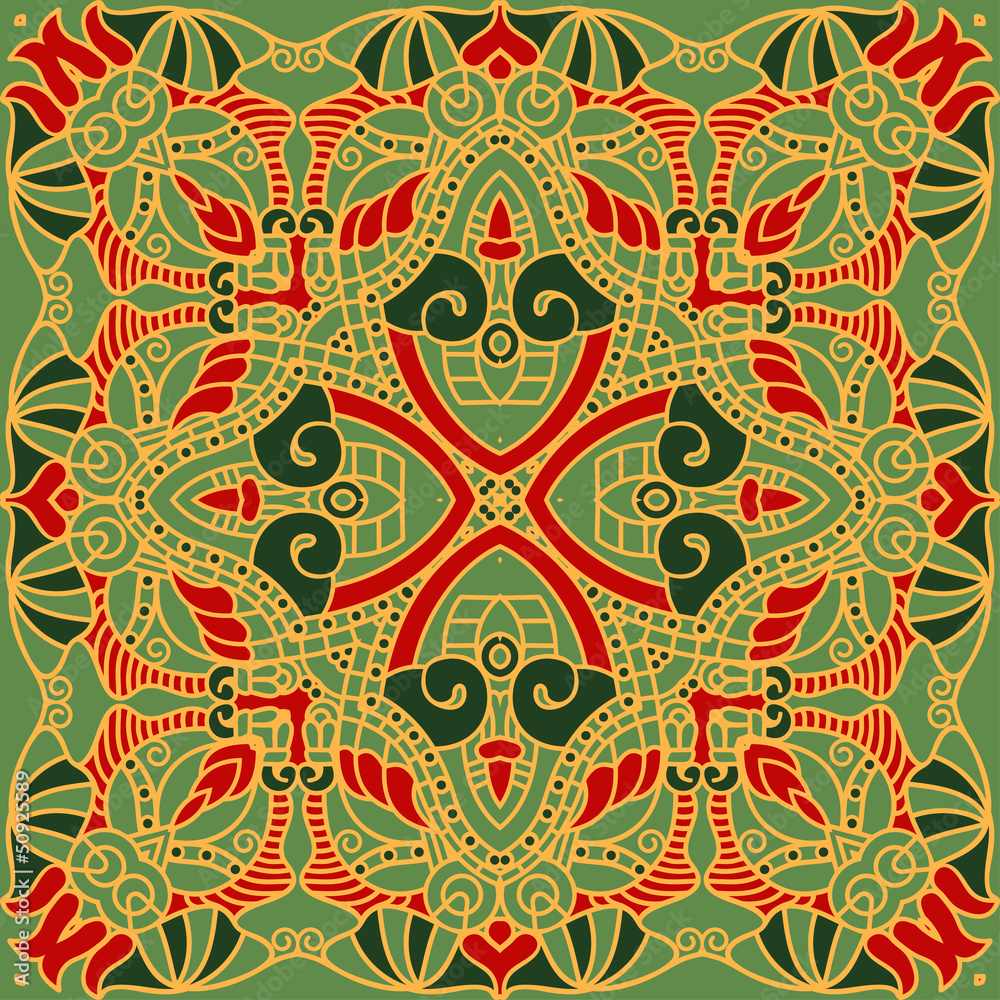 Aufkleber vector square decorative design element