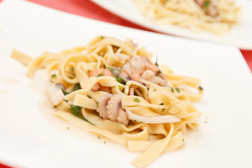 Seafood pasta