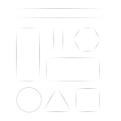 papier geschlitzt schatten I