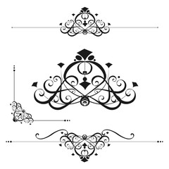 Middle Eastern / Arabic Scroll and rule line