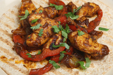 Chicken Tikka Chapatti Wrap