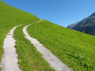Strasse auf den Berg