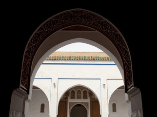 Fototapeta na wymiar Bahia Palace in Marrakech, Morocco