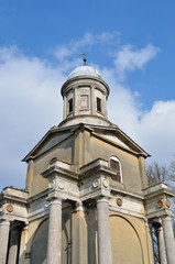 Fototapeta na wymiar Szczegóły Mistley wieży kościelnej