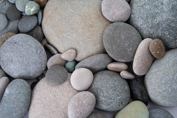 Fototapeta na wymiar closeup of pebbles background