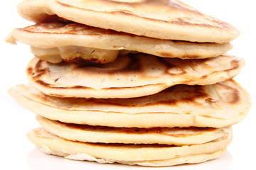 Pancakes with bananas 