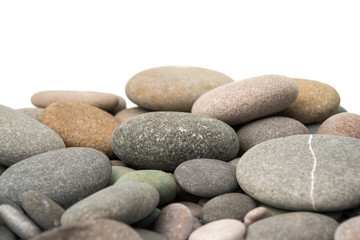 Obraz na płótnie Canvas pebbles isolated