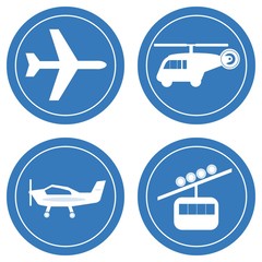 Transports aérien dans un panneau