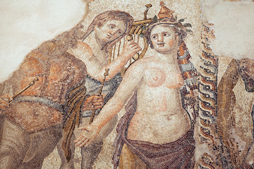 Roman Mosaic in Pafos, Cyprus