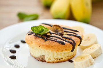 cheese muffins with banana