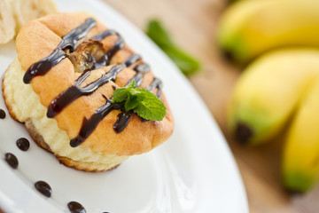 cheese muffins with banana